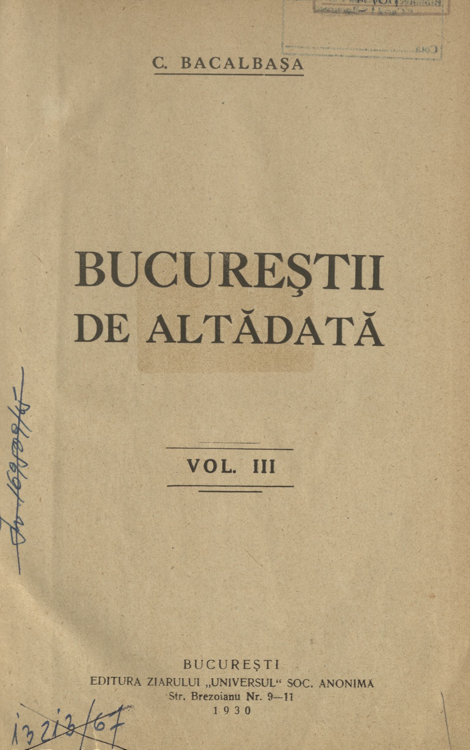 Restitutio | Bucurestii de altadata: 1910-1914: Vol. 3